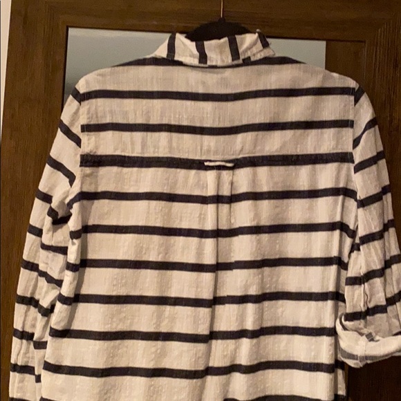 Zara Cotton button down striped shirt - Picture 5 of 5
